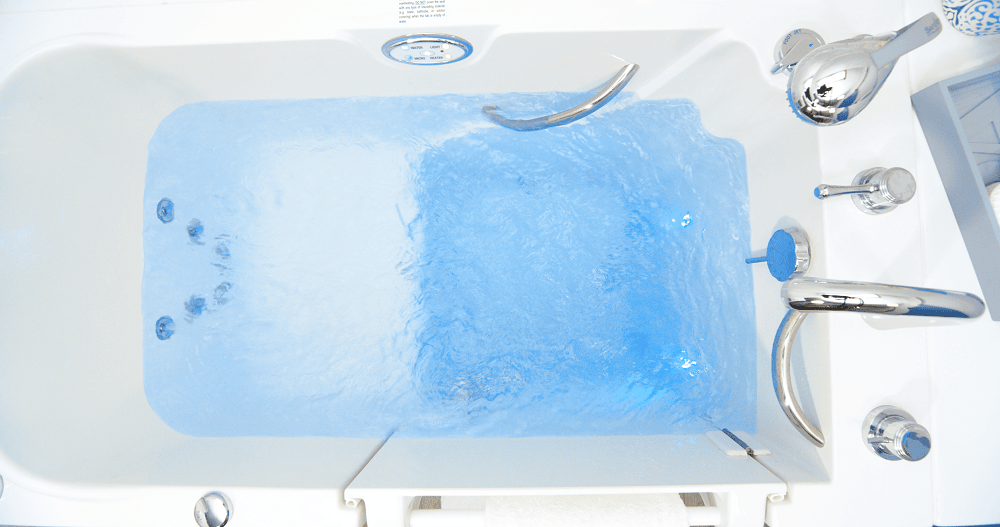 Bath Water in Walk-In Tub