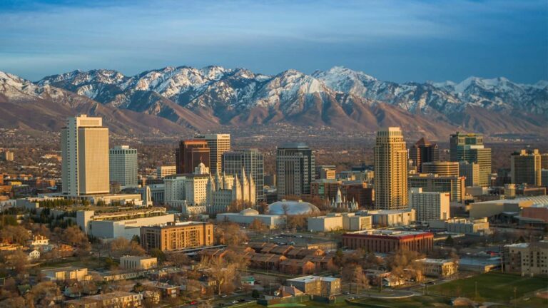 Salt Lake City, Utah skyline