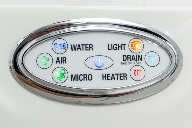 electronic keypad for the walk-in tub