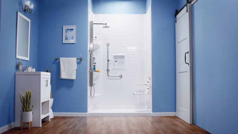 walk-in shower