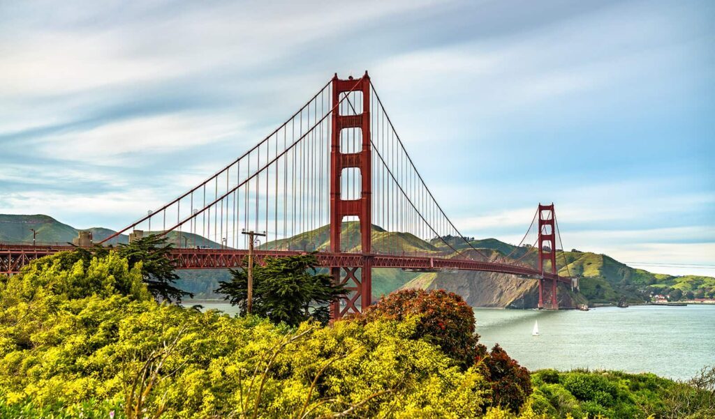 view of San Francisco Golden Gate Bridge