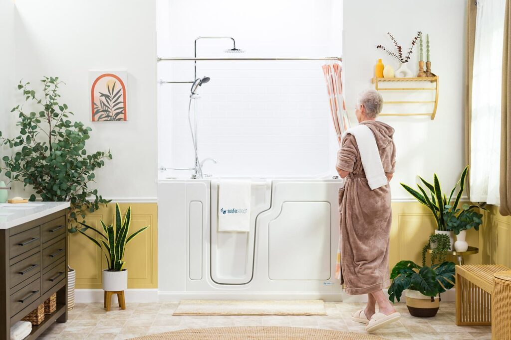 walk-in tub shower combo