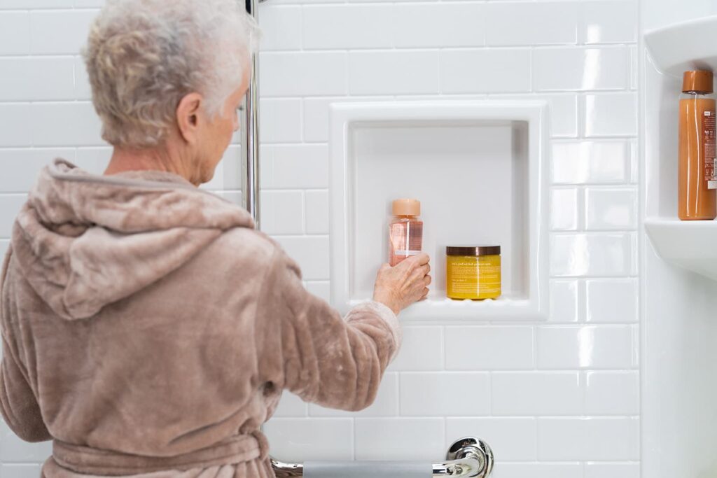 1-shelf shower caddy