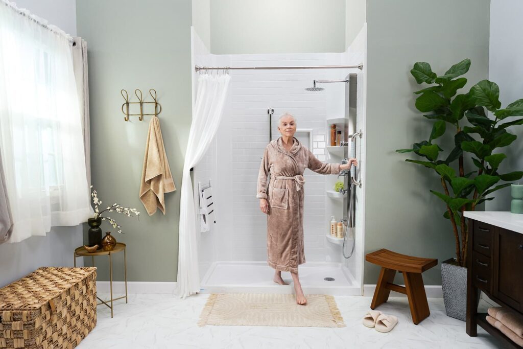 walk-in shower