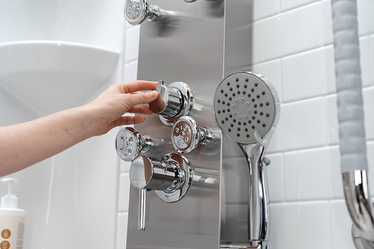 Safe Step walk-in shower balancing valve