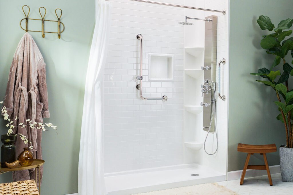 Safe Step walk-in shower convenience